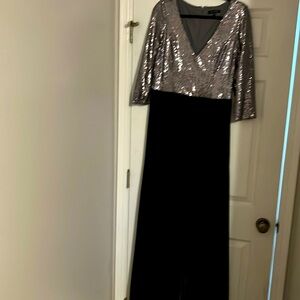 Black/ Silver Jumpsuit Size 8
